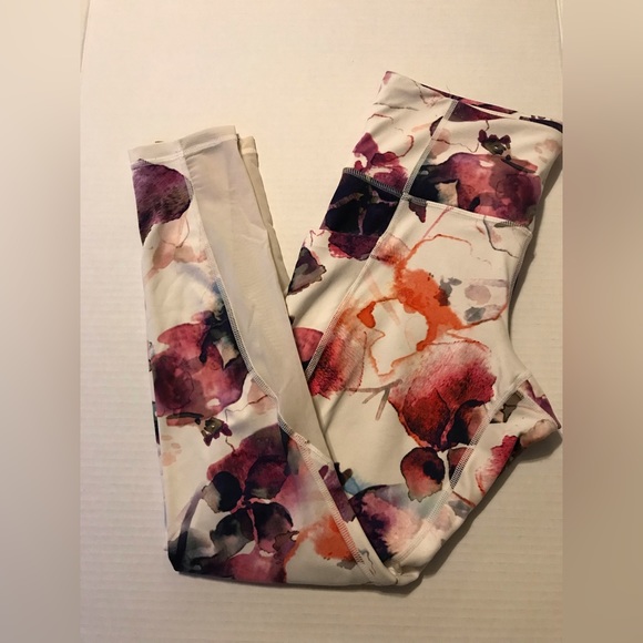 Athleta Floral Mudra Mesh 7/8 Leggings - Picture 3 of 7